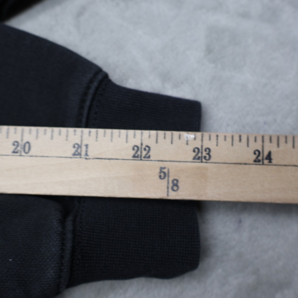 Carhartt Hoodie Mens Small Black Marquette Sweatshirt Loose Fit Pullover LOGO - Picture 12 of 13